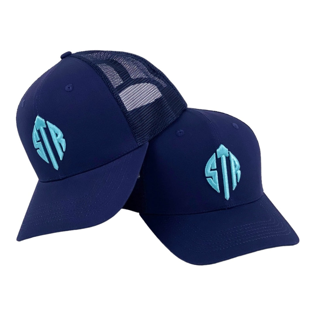 STR Blue Two Tone Trucker